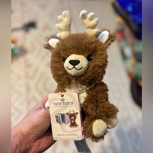 Warmies Brown Plush Deer Microwaveable Stuffed Toy